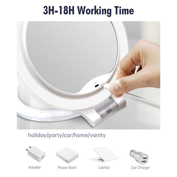 Fascinate LED Vanity Mirror 22x19.5cm RM313_White_L3C_1X10X