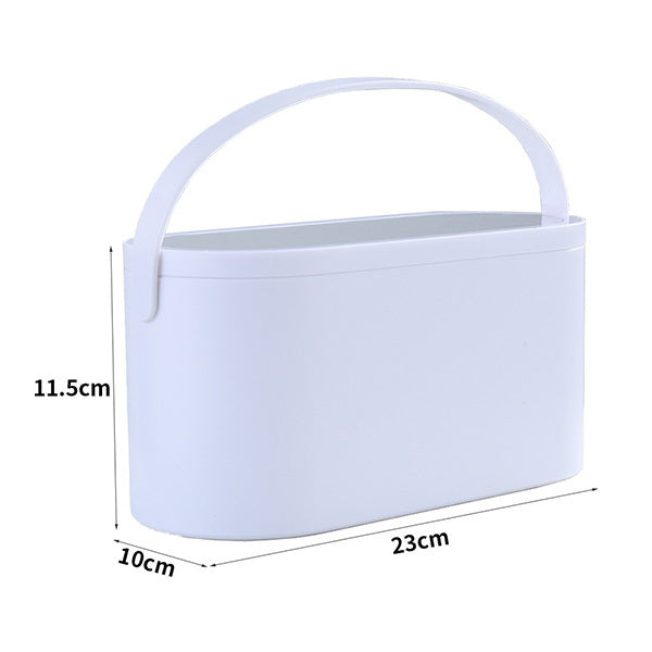 Livingandhome Makeup Box with LED Light Mirror