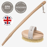 Hydrea London Professional Vegan Body Brush with Cactus Bristle