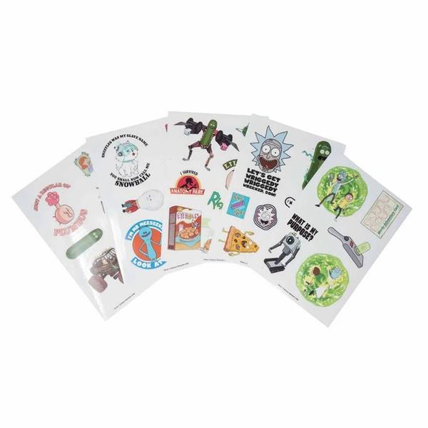 Rick And Morty Tech Stickers (Pack of 30)