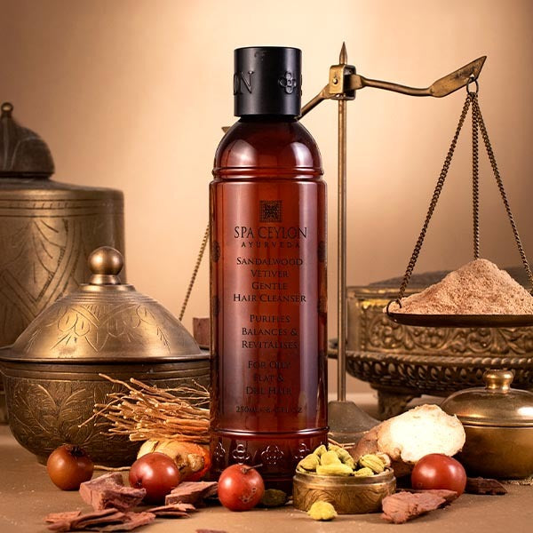 SPA CEYLON Sandalwood Vetiver - Gentle Hair Cleanser-250ml