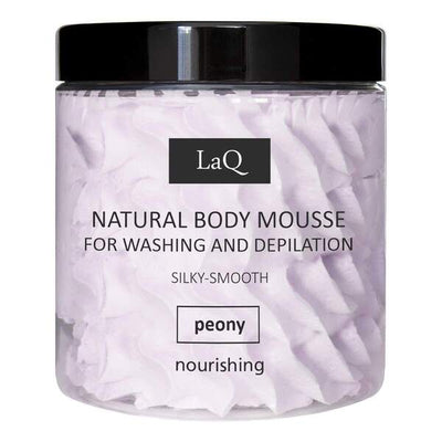 Superdrug LaQ Body Mousse - washing & depilation - PEONY 100g- Buy online at McGrocer