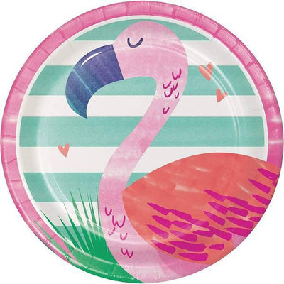 Superdrug Creative Party Paper Flamingo Disposable Plates (Pack of 8)- Buy online at McGrocer