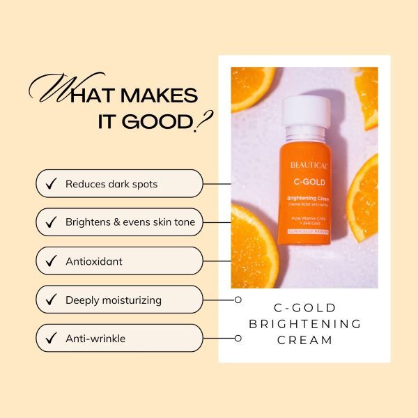 BEAUTICAL C-GOLD Brightening Cream 15ml