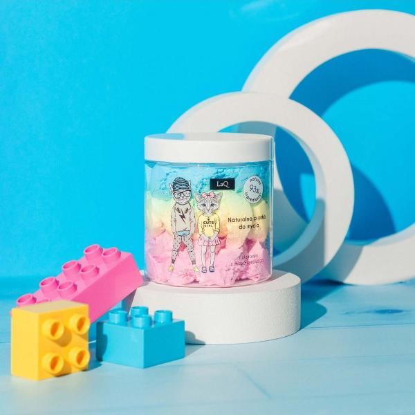 LaQ Washing Foam for Children 3-colors - Bubble Gum 100g