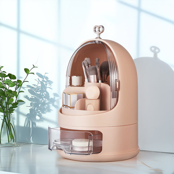 Livingandhome Freestanding Makeup Organizer - Pink