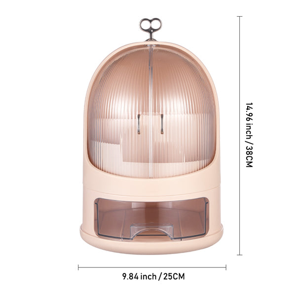 Livingandhome Freestanding Makeup Organizer - Pink