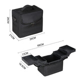 Livingandhome Portable Tattoo Supplies Organizer Makeup Case