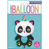 Unique Party Giant Pandacorn Foil Balloon