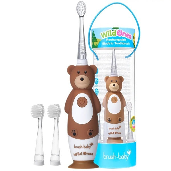 Brush Baby WildOnes Bear Kids Toothbrush Gift Set