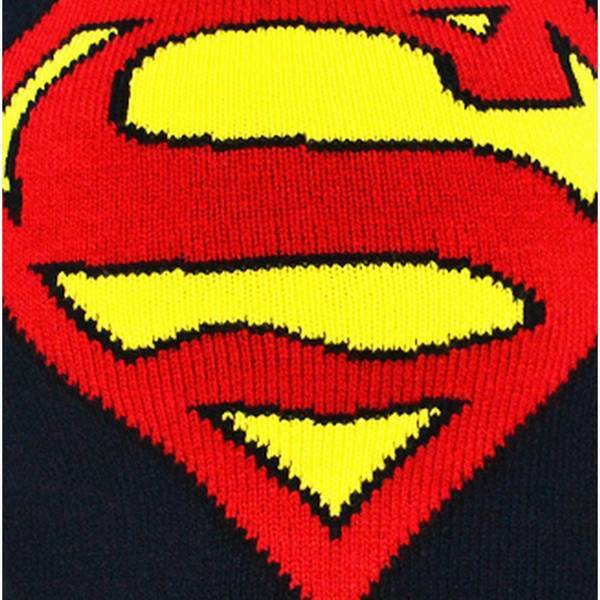 Superman rens Official Logo Roll Down Beanie Hat (Junior)