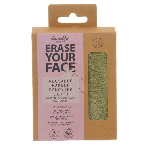 Erase Your Face Green Make Up Removing Cloth