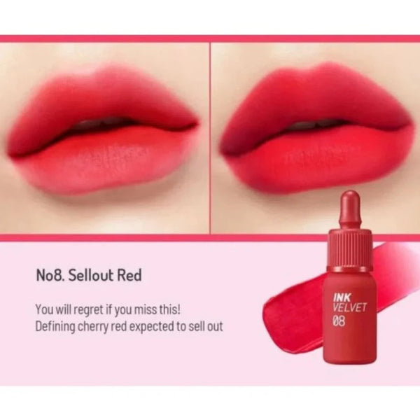 Peripera Ink The Velvet Lip Tint #08 Sellout Red 4g