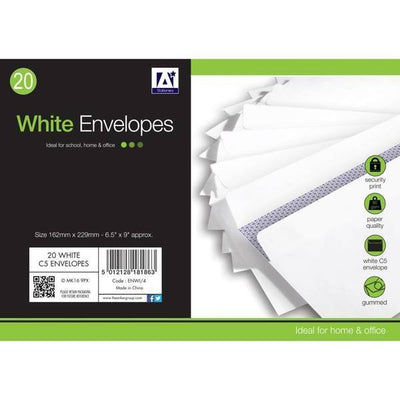 Superdrug Anker C5 Gummed Envelopes (Pack of 25) (16.2 x 22.9cm)- Buy online at McGrocer