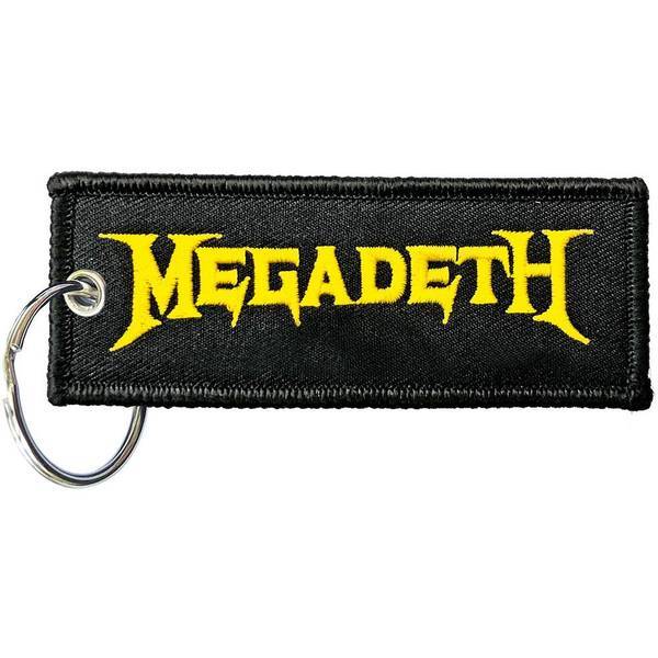 Megadeth Double Sided Patch Logo Keyring