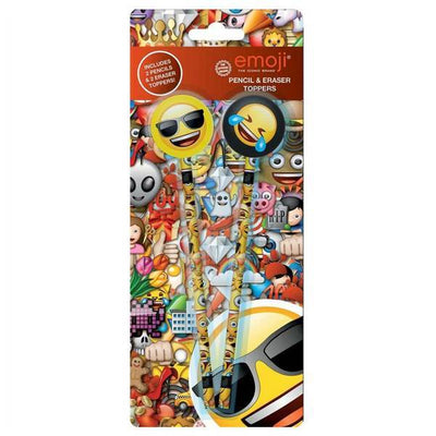 Superdrug Emoji Pencil and Topper (Pack of 4)- Buy online at McGrocer
