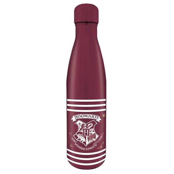 Harry Potter Crest And Stripes Metal Water Bottle