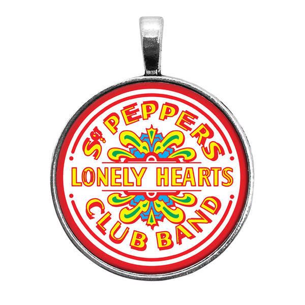 The Beatles Sgt Pepper Enamelled Keyring