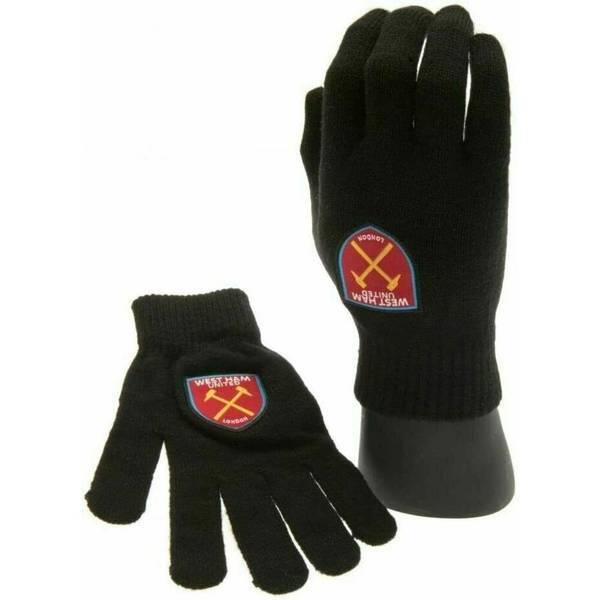 West Ham United FC Kids Knitted Gloves