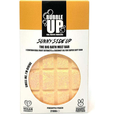 Superdrug Bubble Up Bath Oil Melt Soap Bar 210g - Pineapple & Peach- Buy online at McGrocer