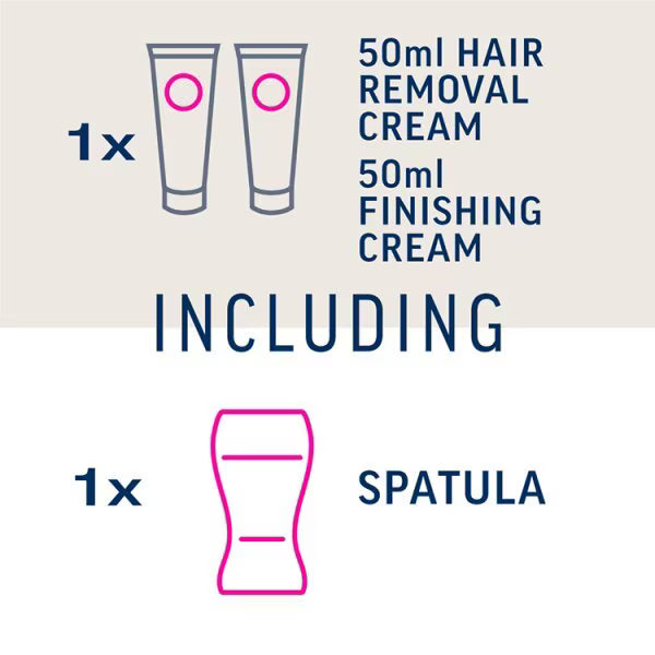 Veet Pure Hair Removal Kit Face Sensitive Skin 2 x 50ml