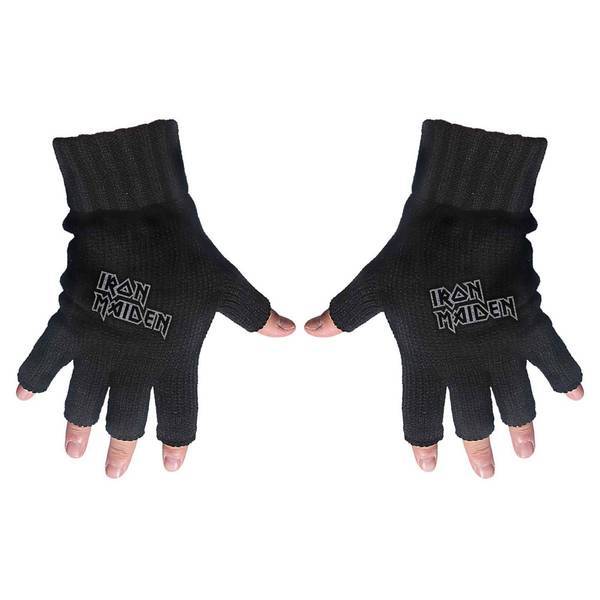Iron Maiden Adult Logo Fingerless Gloves