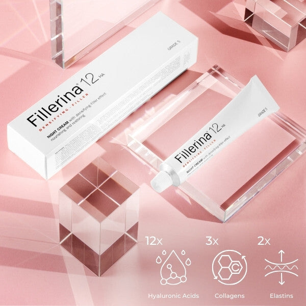 Fillerina 12HA Densifying-Filler Night Cream 50ml (Grade 3)