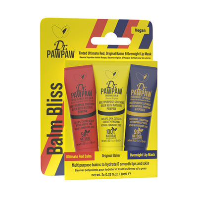 Superdrug DR.PAWPAW Balm Bliss trio 3x10ml- Buy online at McGrocer