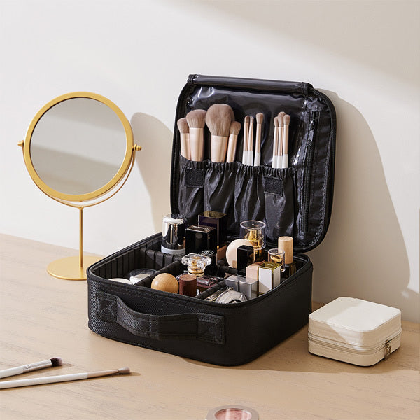 Livingandhome Waterproof Makeup Bag with Dividers
