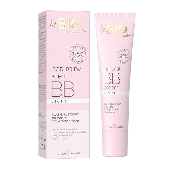 beBIO Natural BB Face Cream - Light 30ml