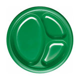Amscan Plastic Divided Plate (Pack of 20)