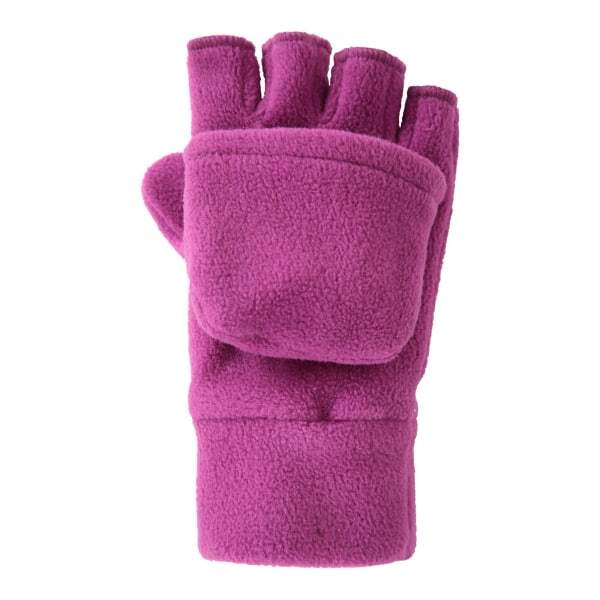 Mountain Warehouse Kids Fingerless Fleece Mittens (S-M)