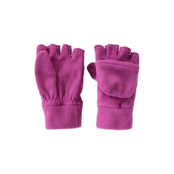Mountain Warehouse Kids Fingerless Fleece Mittens (S-M)