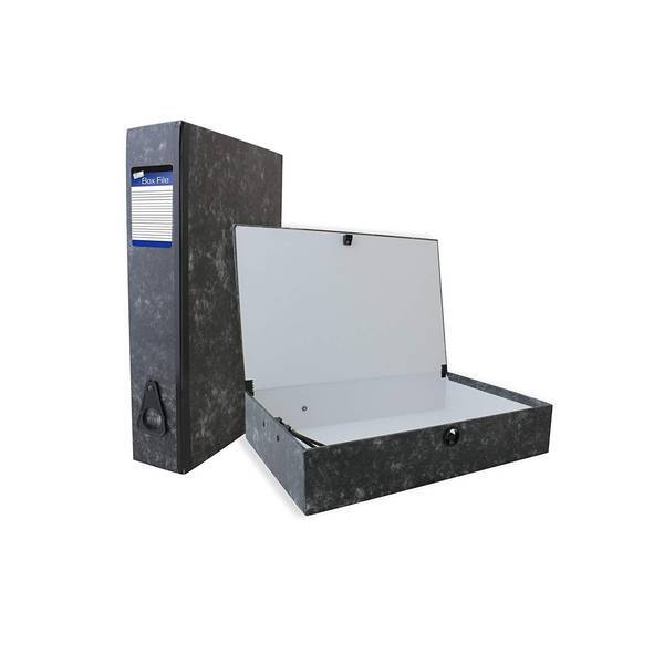 Just Stationery Box File With Document Clip