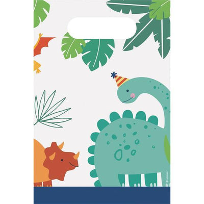 Superdrug Amscan Dino-Mite Paper Party Bags (Pack of 8)- Buy online at McGrocer