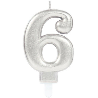 Superdrug Amscan 6 Metallic Candle- Buy online at McGrocer