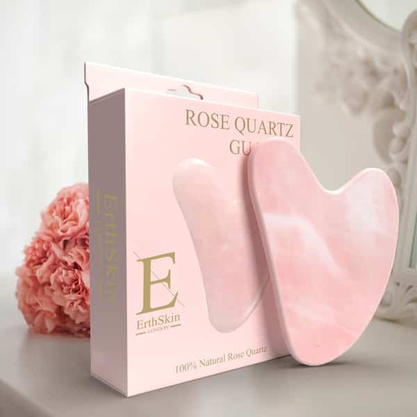 ErthSkin Rose Quartz Gu sha stone