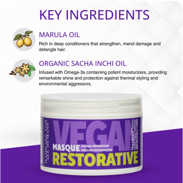 SashaPure Restorative Hair Mask 227g