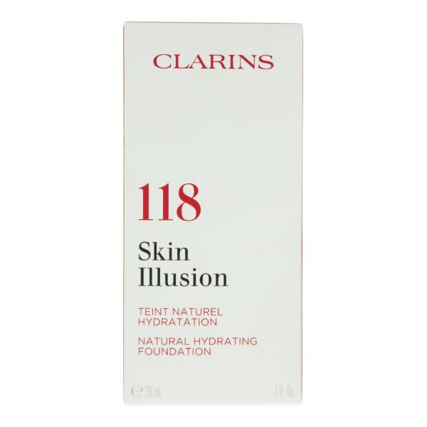 Clarins Skin Illusion Natural Hydrating Foundation 30ml - 118 Sienna