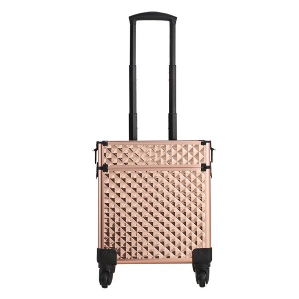 Livingandhome 3 in 1 Cosmetic Makeup Train Case