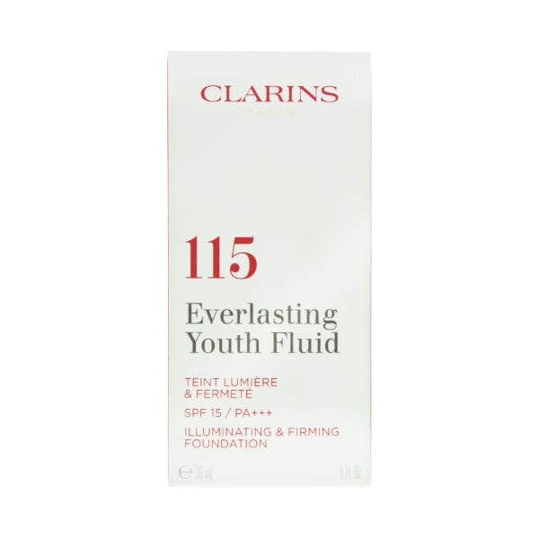 Clarins Everlasting Youth Fluid Foundation 30ml - 115 Cognac