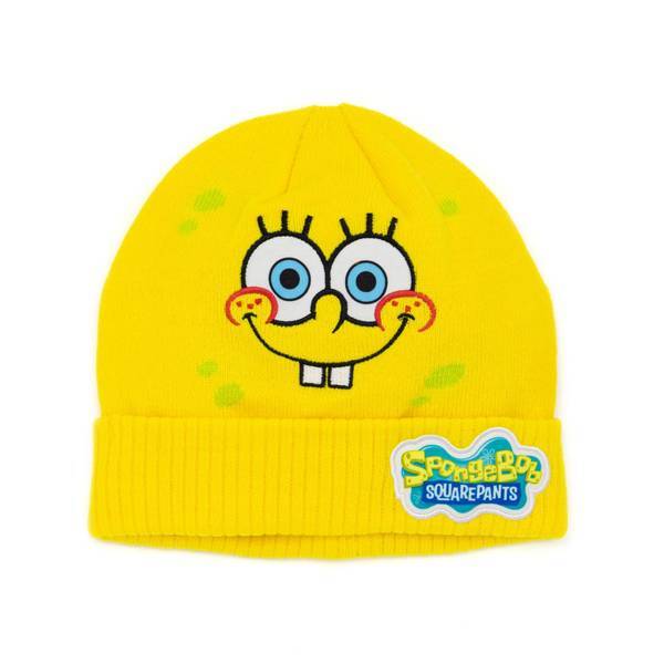 SpongeBob SquarePants Kids Knitted Hat And Gloves Set