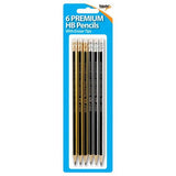 Tiger Stationery Premium Eraser Tip HB Pencil (1 Tub of 72)
