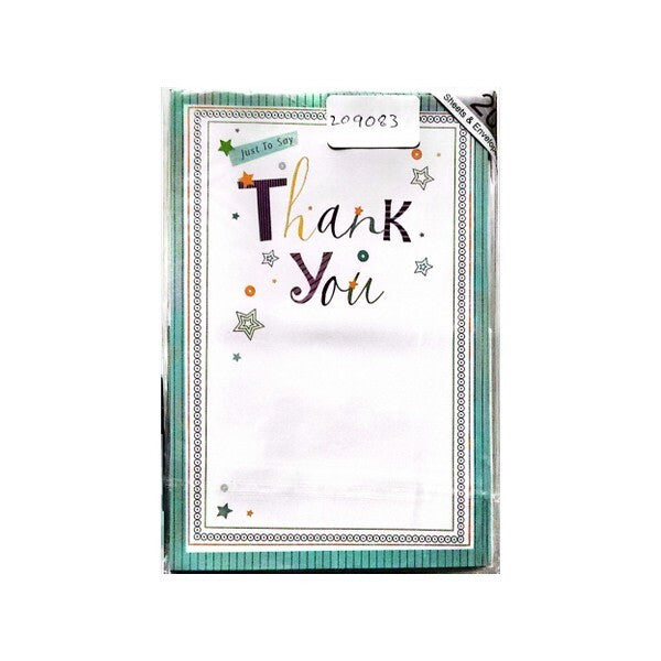 Design: Printed, Stars, Text. Contents: 20 Envelopes. Packaging: Shrink Wrapped.