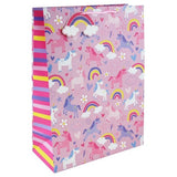 Design: Cloud, Floral, Rainbow, Stripe, Unicorn. Carry Handle. Compartments: 1 Main Compartment.