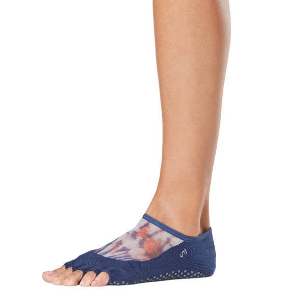 Toesox Womens Luna Santa Fe Half Toe Socks (S)