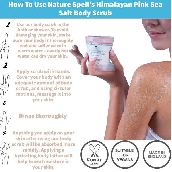 Nature Spell Himalayan Pink Sea Salt Body Scrub