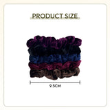 Livingandhome 5Pcs Hair Scrunchies Elastics Hair Bands