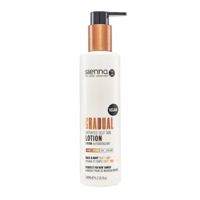 Superdrug Sienna X GRADUAL Untinted Self Tan Lotion 200ml Light- Buy online at McGrocer