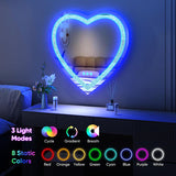 Fascinate LED Vanity Mirror Heart Shaped 71x71cm DP702_I2828